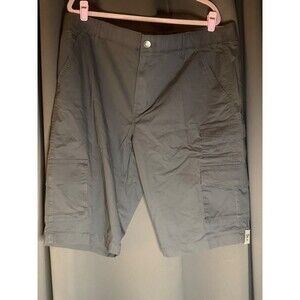 Men’s George Dark Gray Cargo Below the Knee 14” Shorts  NWT  Size 40